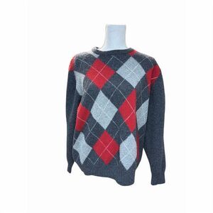 Jos. A. Bank Men's Argyle Pullover Sweater Multicolor Size L